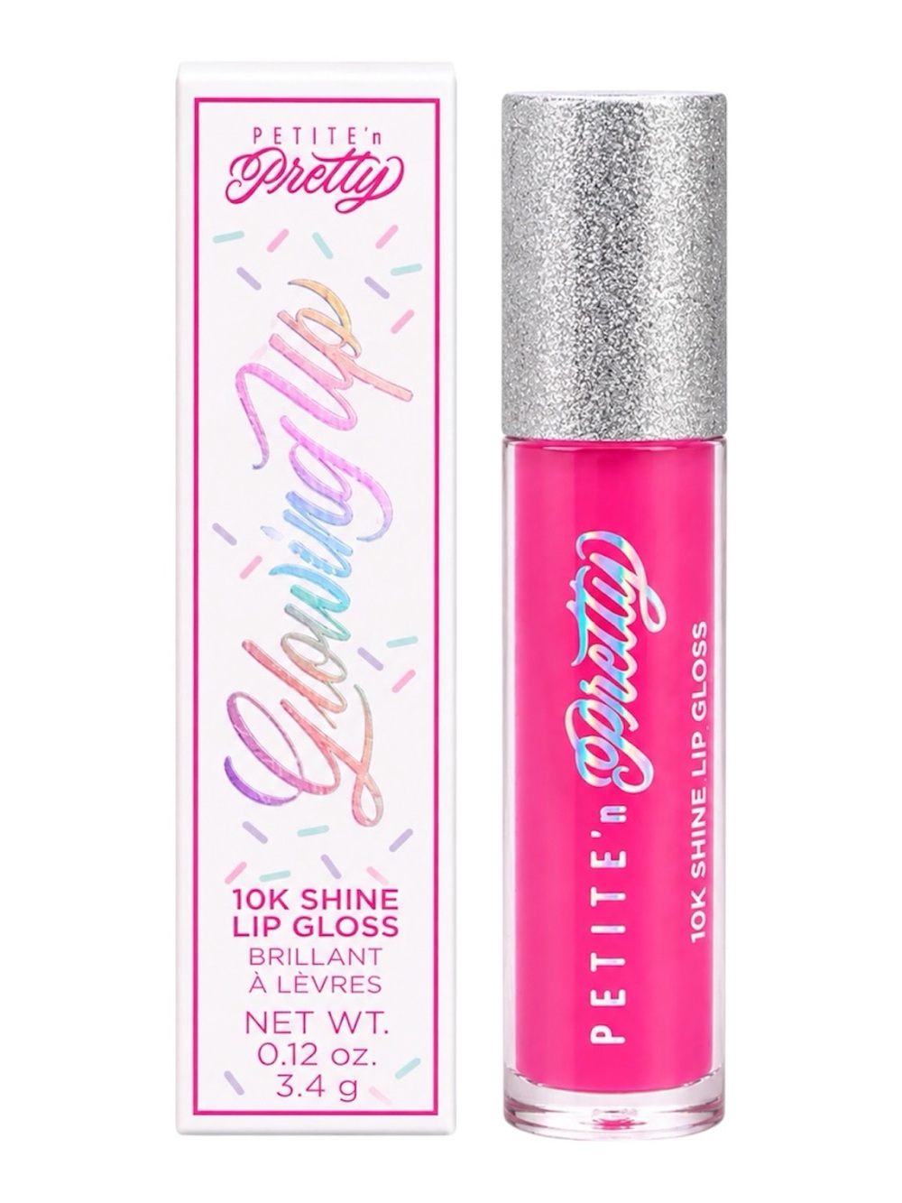 PETITE 'N PRETTY 10K SHINE LIP GLOSS IN GLOWING UP 3.4G - BNIB